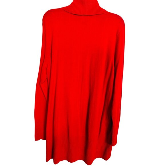 2/$30 INC Small Christmas Red Cardigan Acrylic & Rayon Blend Machine Washable - Picture 9 of 12